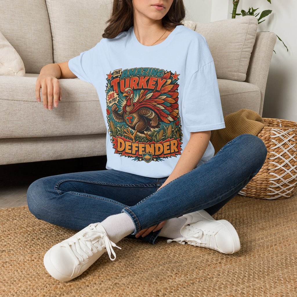 The Amazing Turkey Defender Tee — Save the Pie!
