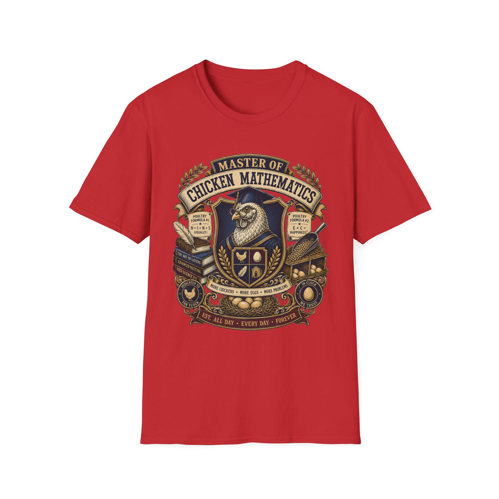 Master of Chicken Mathematics T-shirt, photo 3