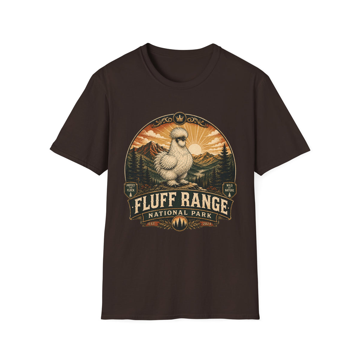 Fluff Range National Park Silkie T-shirt, photo 4