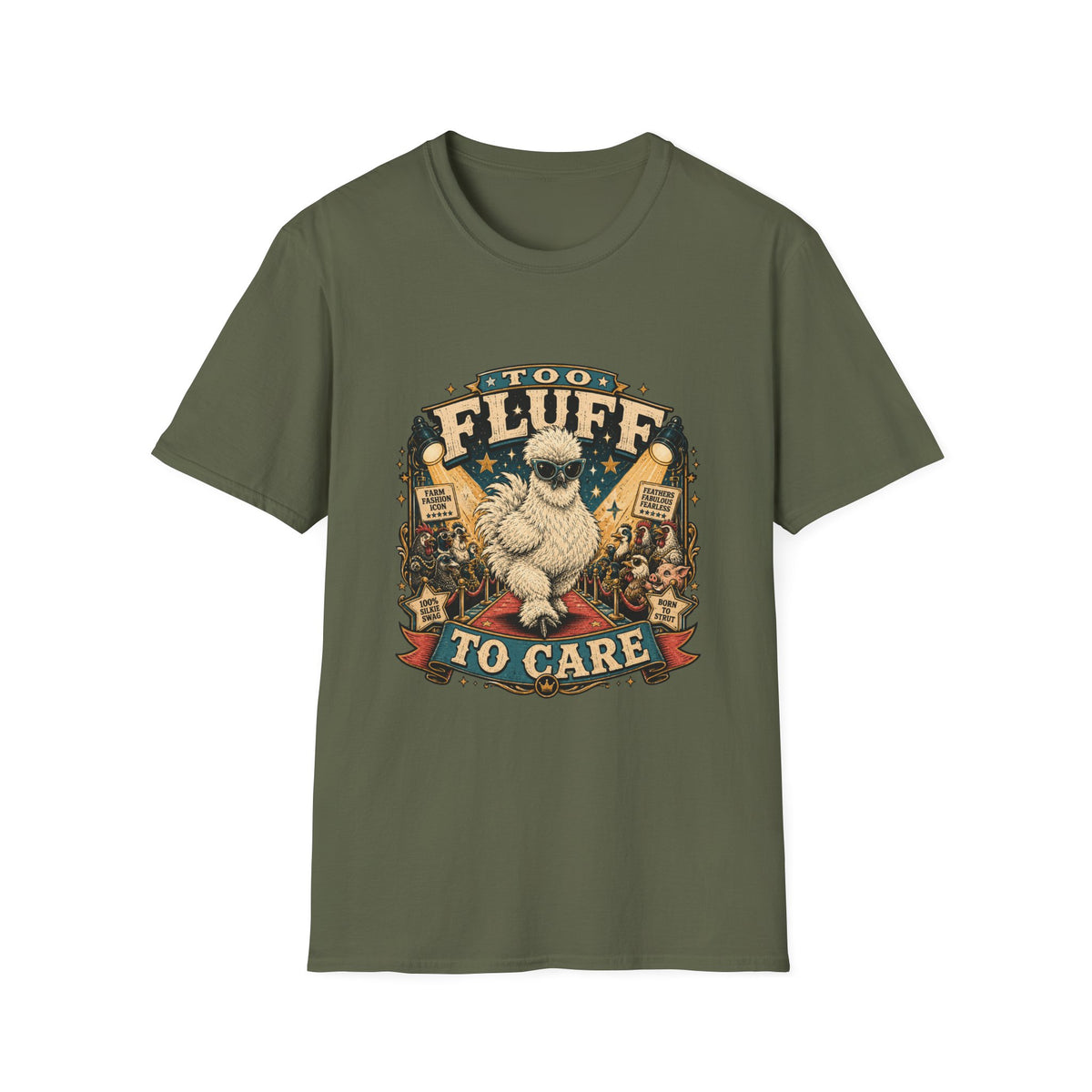 Too Fluff Silkie Chicken T-shirt, photo 6