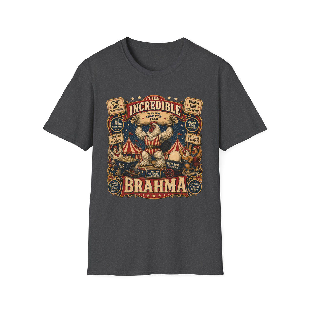 Incredible Feathered Strongman Brahma T-shirt, photo 7