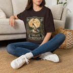 Grace in Motion Indian Runner T-Shirt — Elegant Duck Portrait Tee