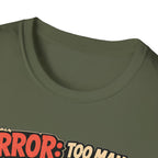Too Many Chickens Error T-Shirt — Chicken Math Calculator Tee