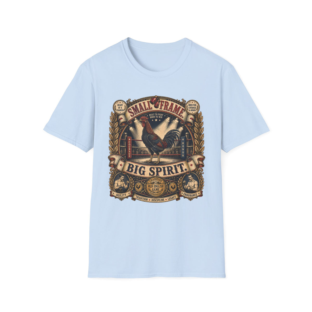 Champion of the Ring Old English Game T-shirt, photo 8