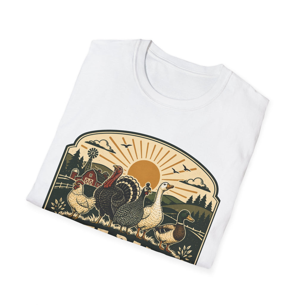 Free Range Fearless T-Shirt — Vintage Farm Family Graphic Tee