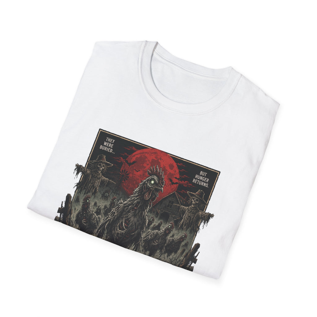 Rise of the Undead Poultry T-Shirt — Zombie Chicken Uprising Tee