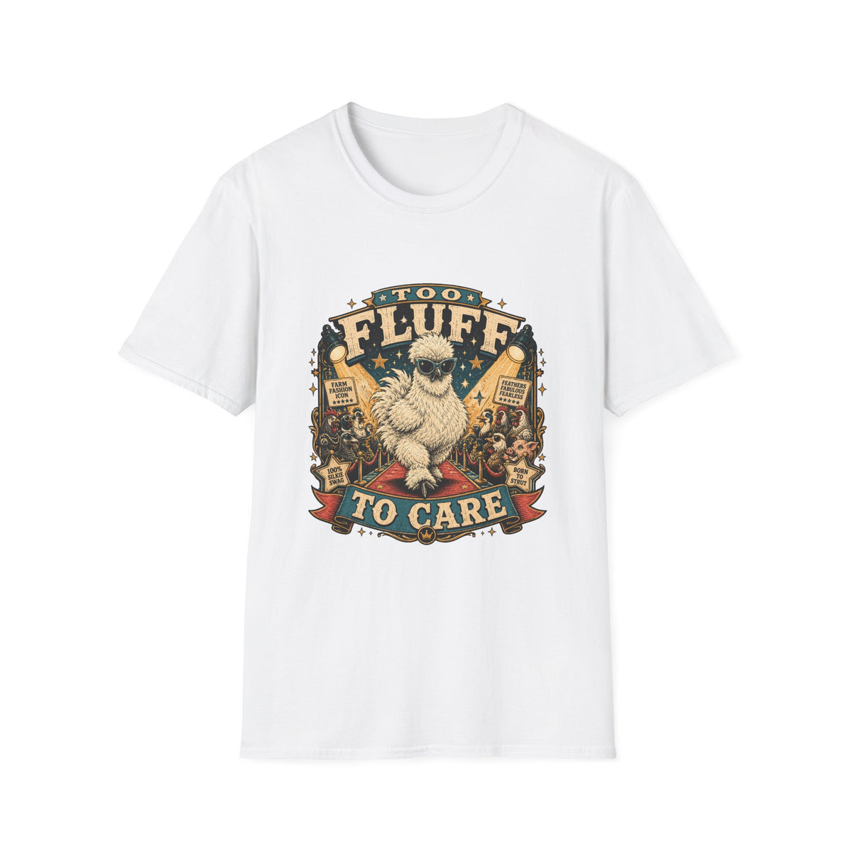 Too Fluff Silkie Chicken T-shirt, photo 2