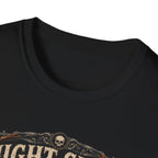 Night Shift Supervisor Ayam Cemani T-Shirt — Graveyard Rooster Graphic Tee