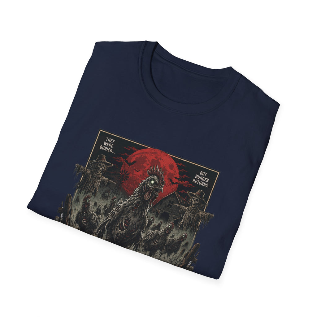 Rise of the Undead Poultry T-Shirt — Zombie Chicken Uprising Tee