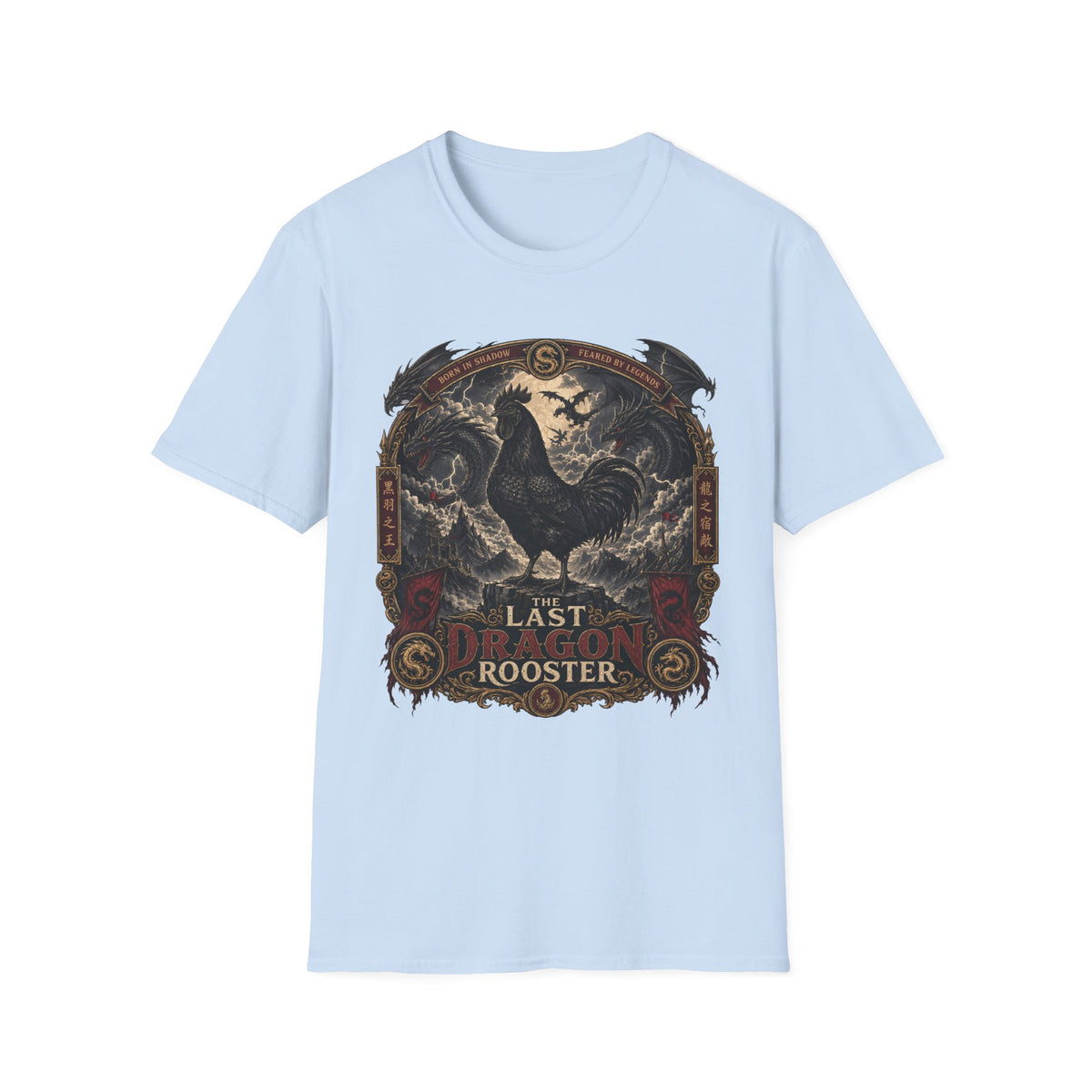 The Last Dragon Rooster Ayam Cemani T-shirt, photo 8