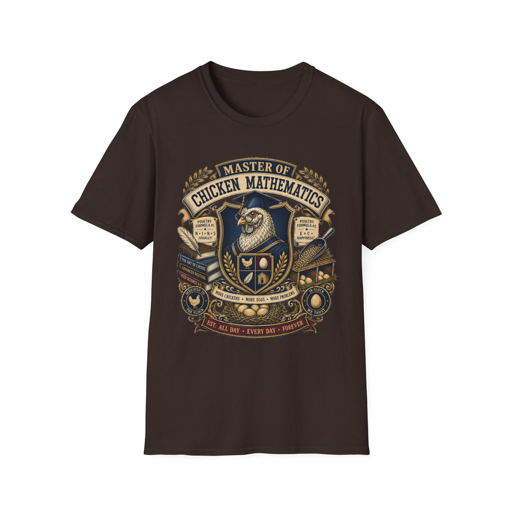Master of Chicken Mathematics T-shirt, photo 6