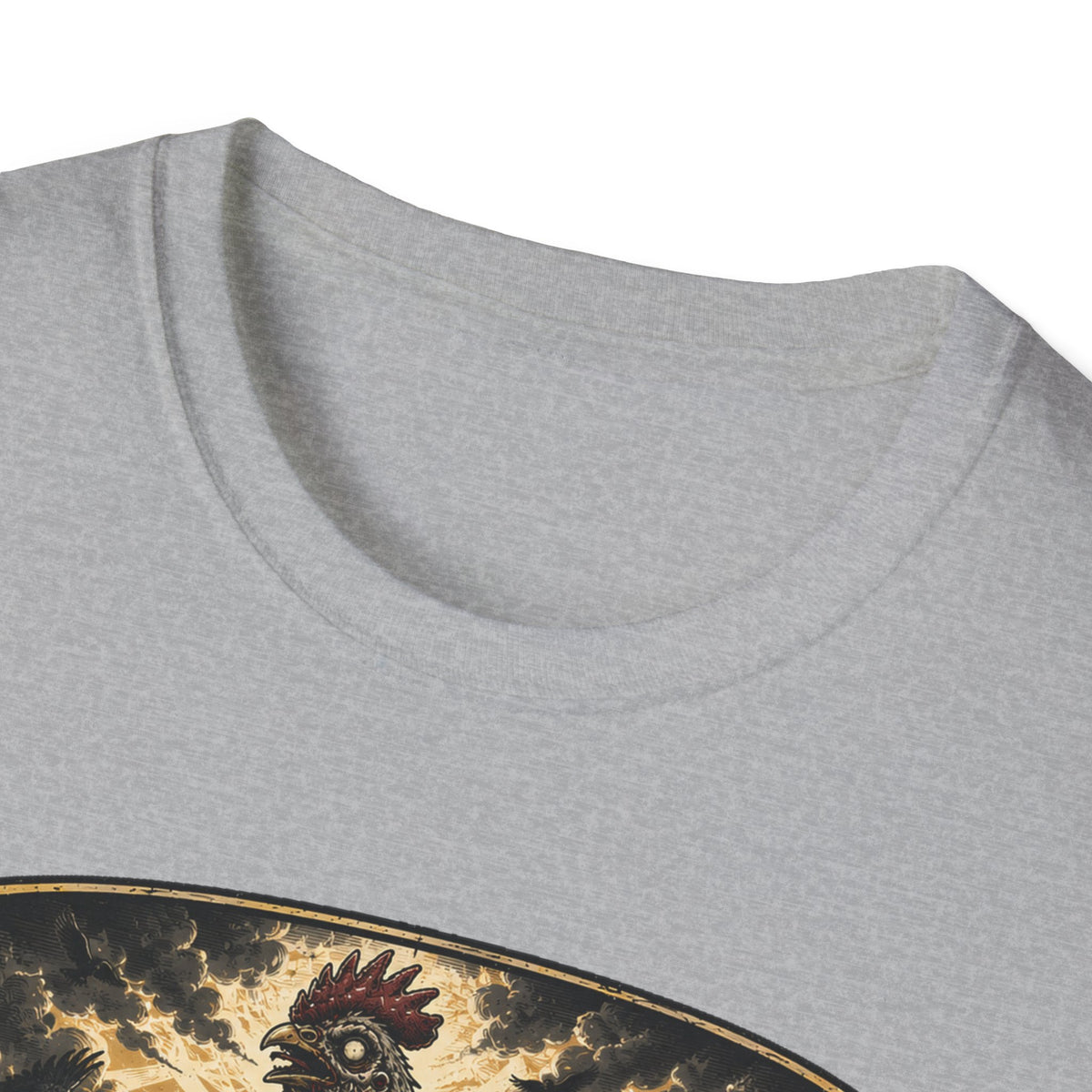 Protect the Last Egg T-Shirt — Undead Guardian Hen Zombie Chicken Tee
