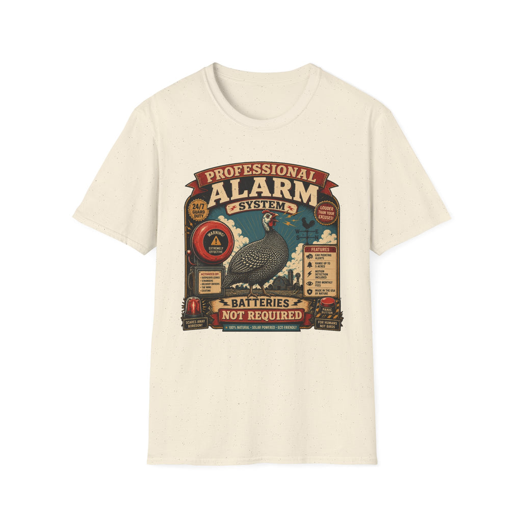 Professional Alarm System Guinea Fowl T-shirt, photo 5