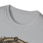 The Black Feather Society Ayam Cemani T-Shirt — Vintage Emblem Rooster Tee