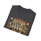Fast Waddling Division Indian Runner T-Shirt — No Running, Except Them Tee