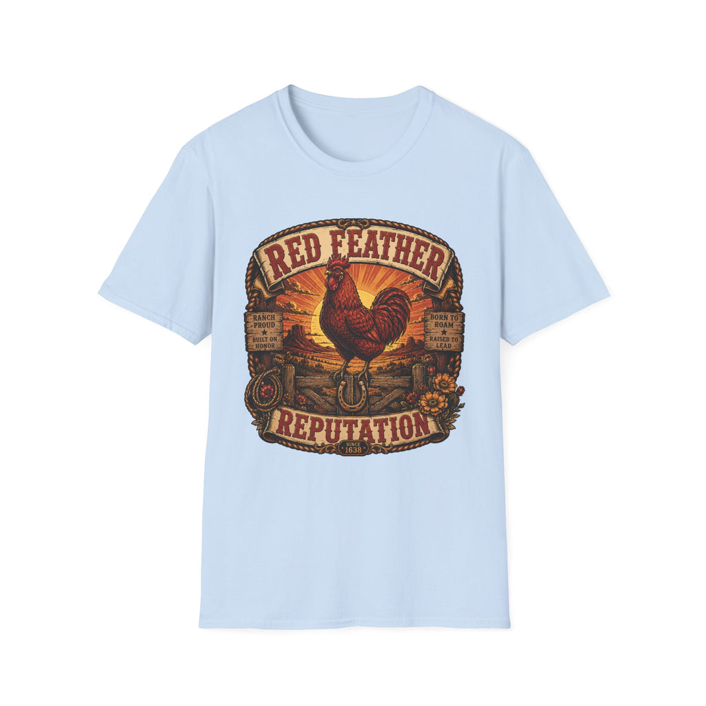 Red Feather Ranch Emblem Rhode Island Red T-shirt, photo 2
