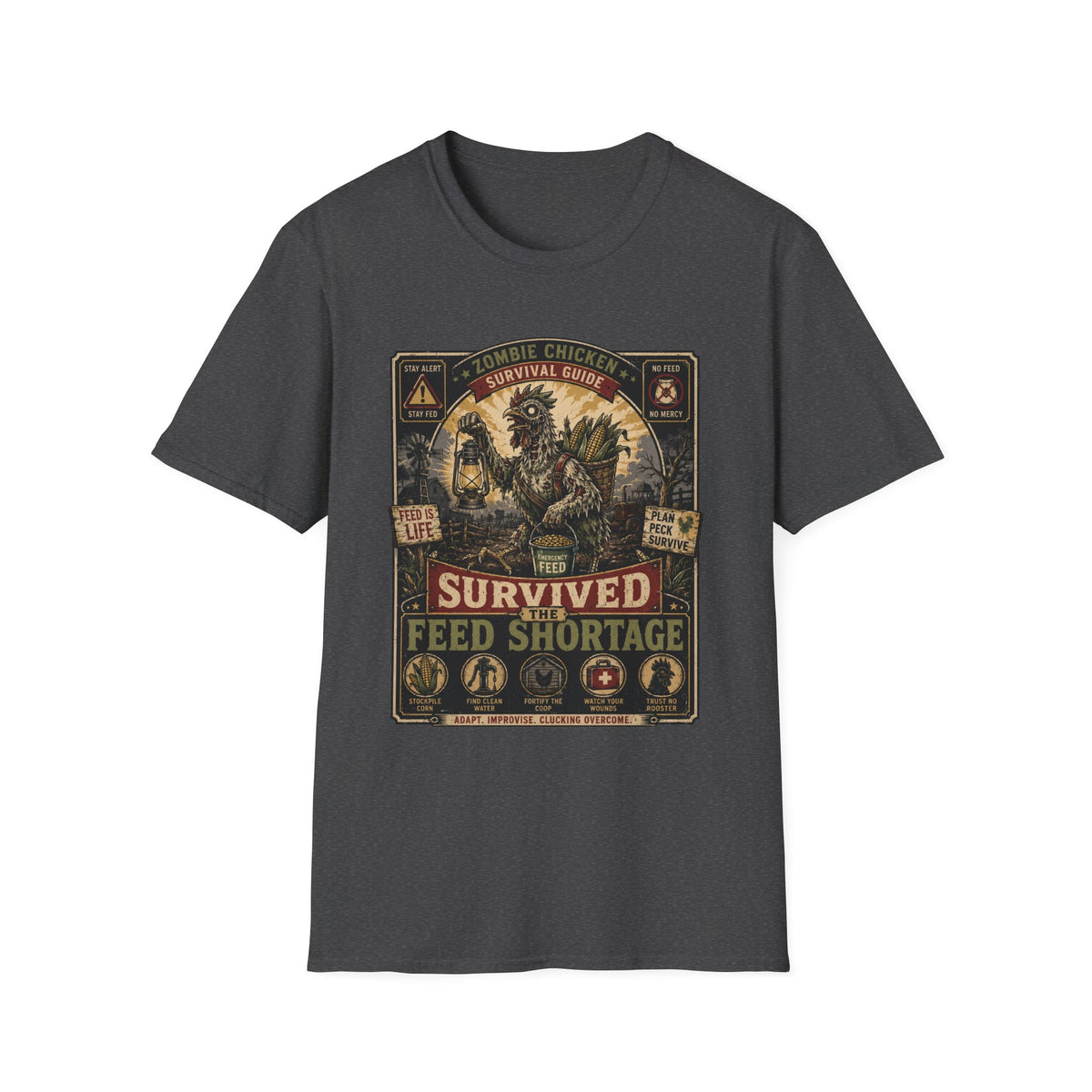 Zombie Chicken Survival Guide T-shirt, photo 7