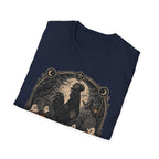 Night Shift Supervisor Ayam Cemani T-Shirt — Caretaker Rooster Graphic Tee