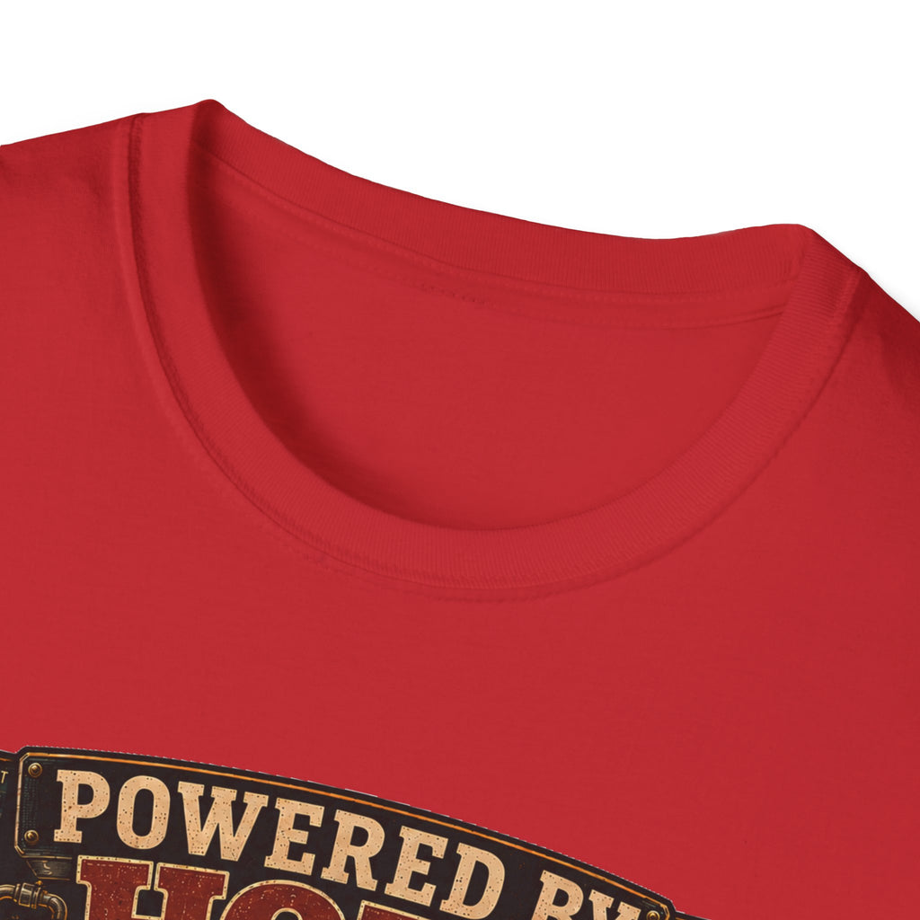 Powered by Hope and Patience T-Shirt — Funny Incubator Homestead Tee