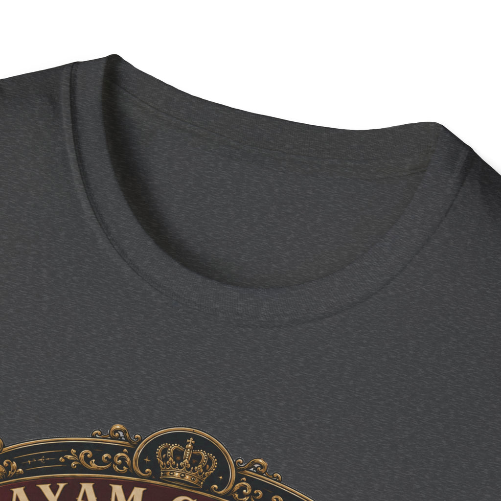Ayam Cemani Heritage Badge T-Shirt — Rare All-Black Rooster Graphic Tee