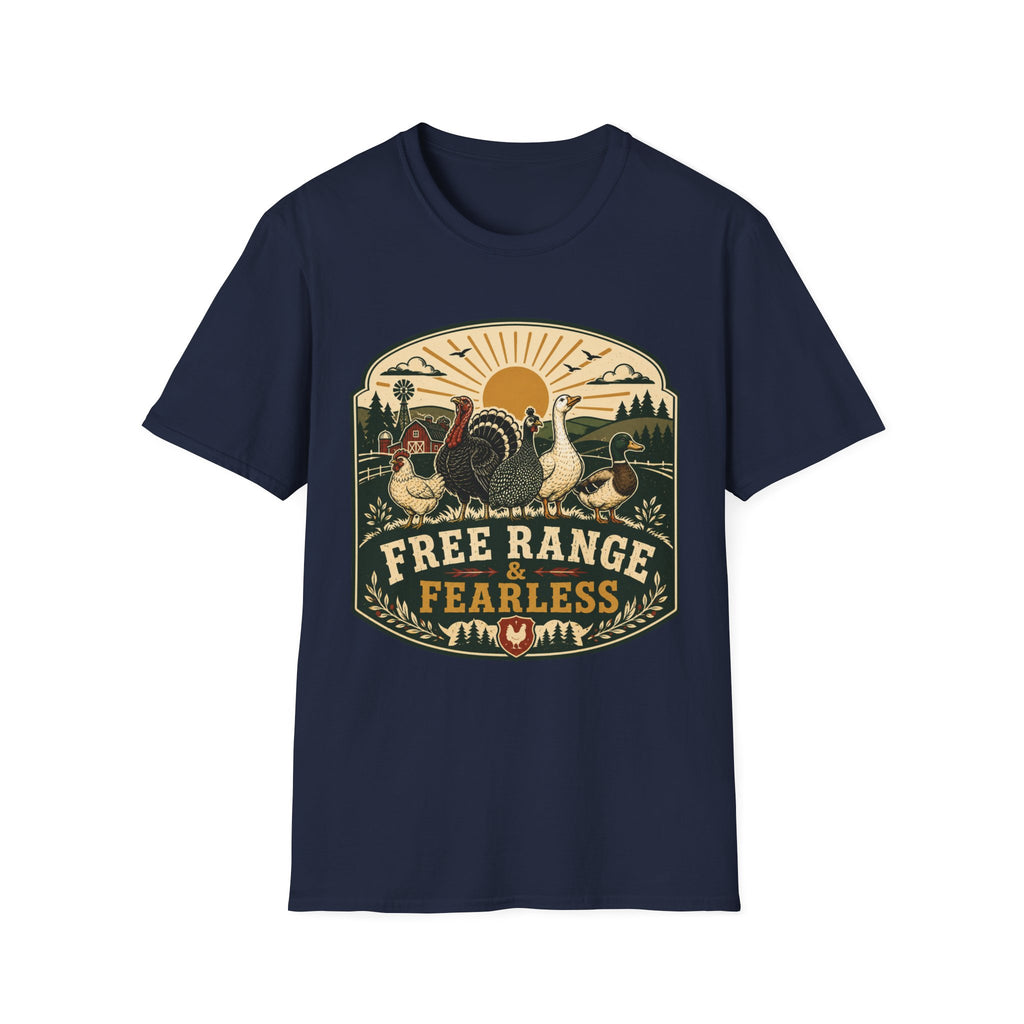 Free Range Fearless Turkey T-shirt, photo 6