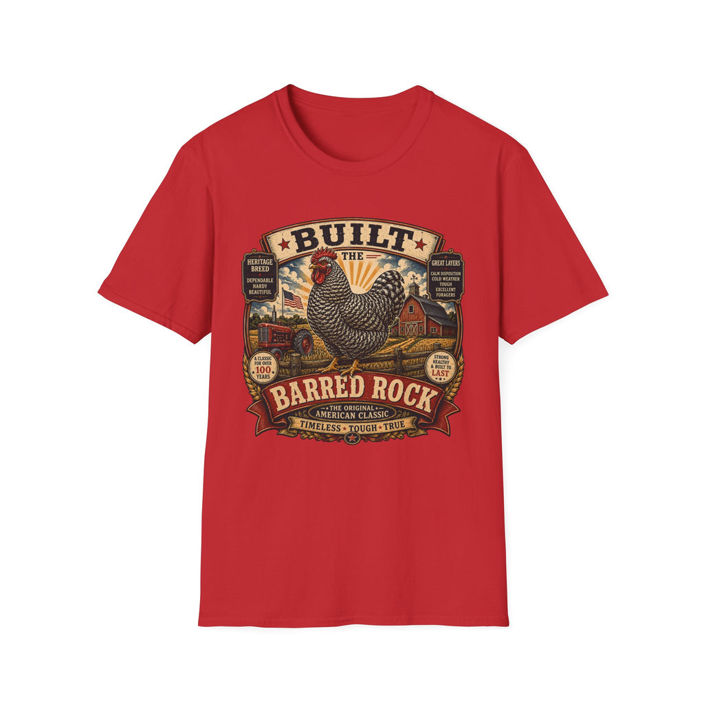 Barred Rock Rooster T-shirt, photo 3