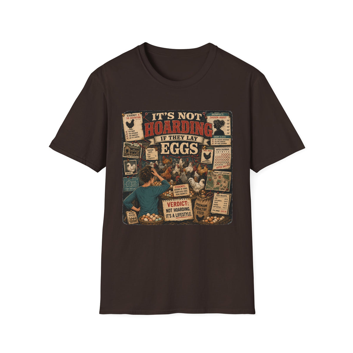 It's Not Hoarding If They Lay Eggs T-shirt, photo 6