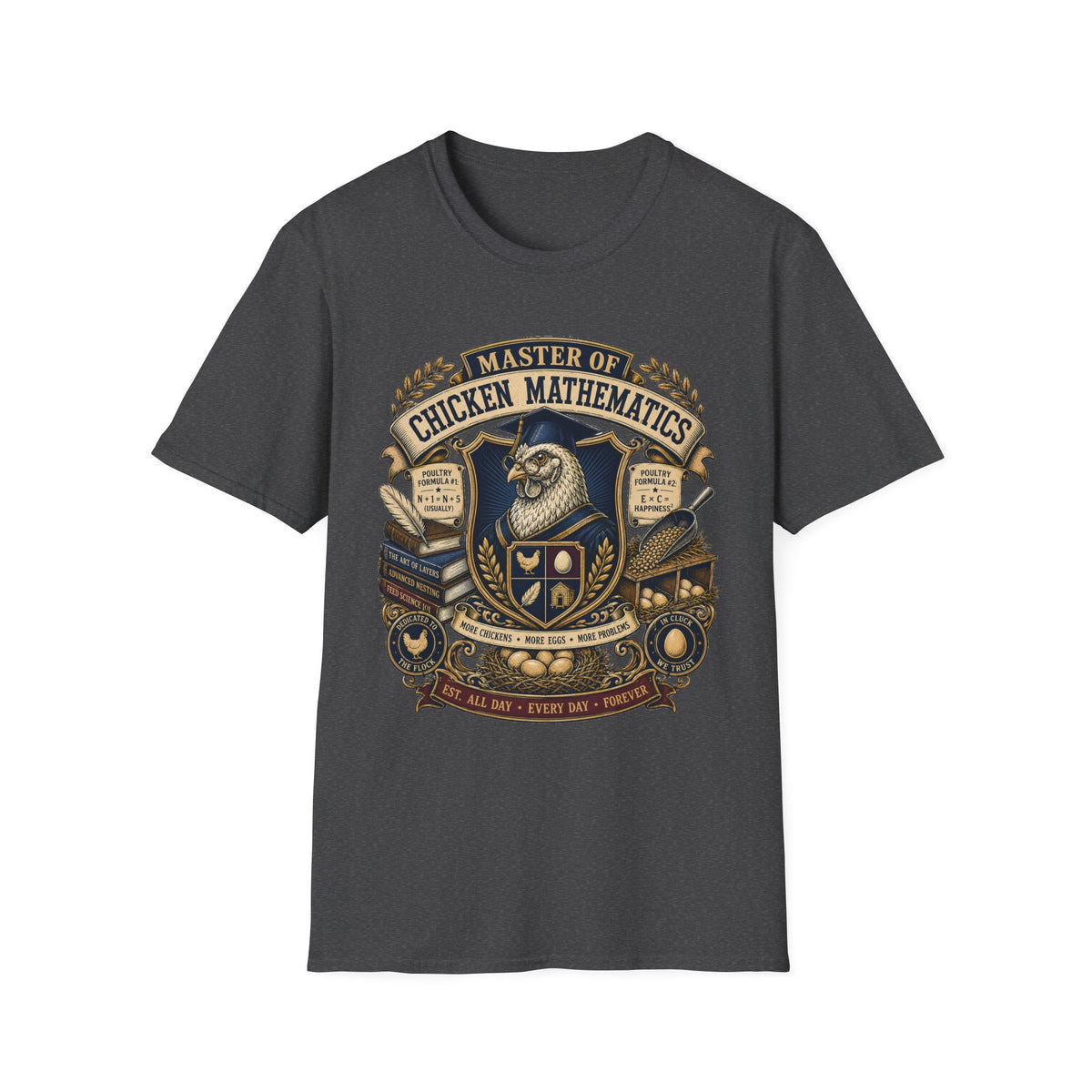 Master of Chicken Mathematics T-shirt, photo 7