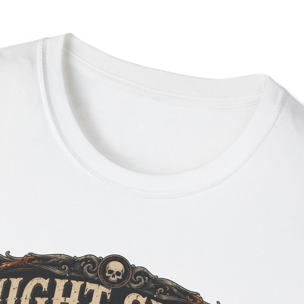 Night Shift Supervisor Ayam Cemani T-Shirt — Graveyard Rooster Graphic Tee