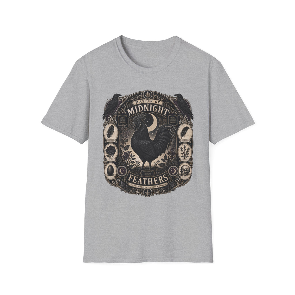 Master of Midnight Feathers Ayam Cemani T-shirt, photo 3