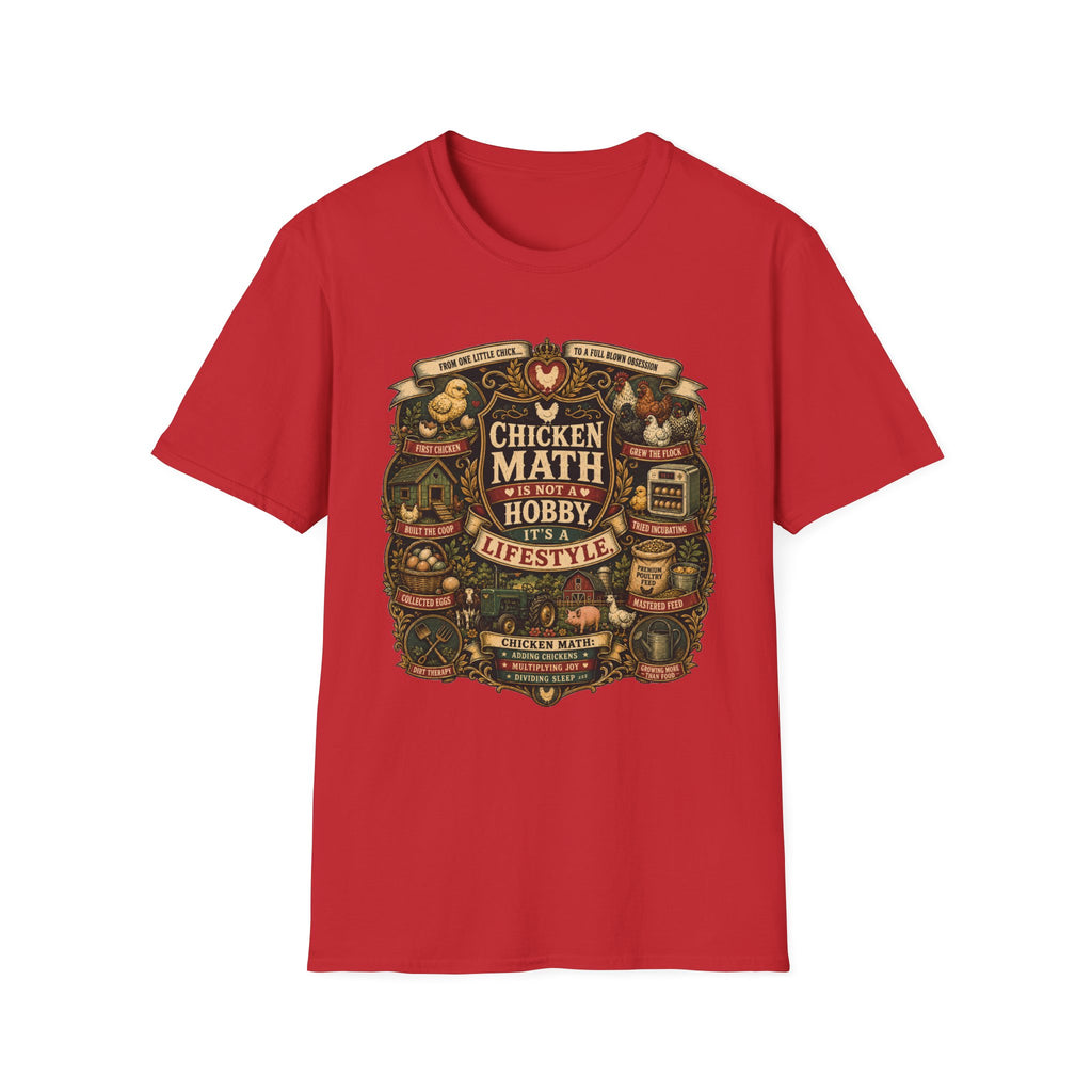 Chicken Math Is Not a Hobby It's a Lifestyle T-Shirt — Graphic Tee