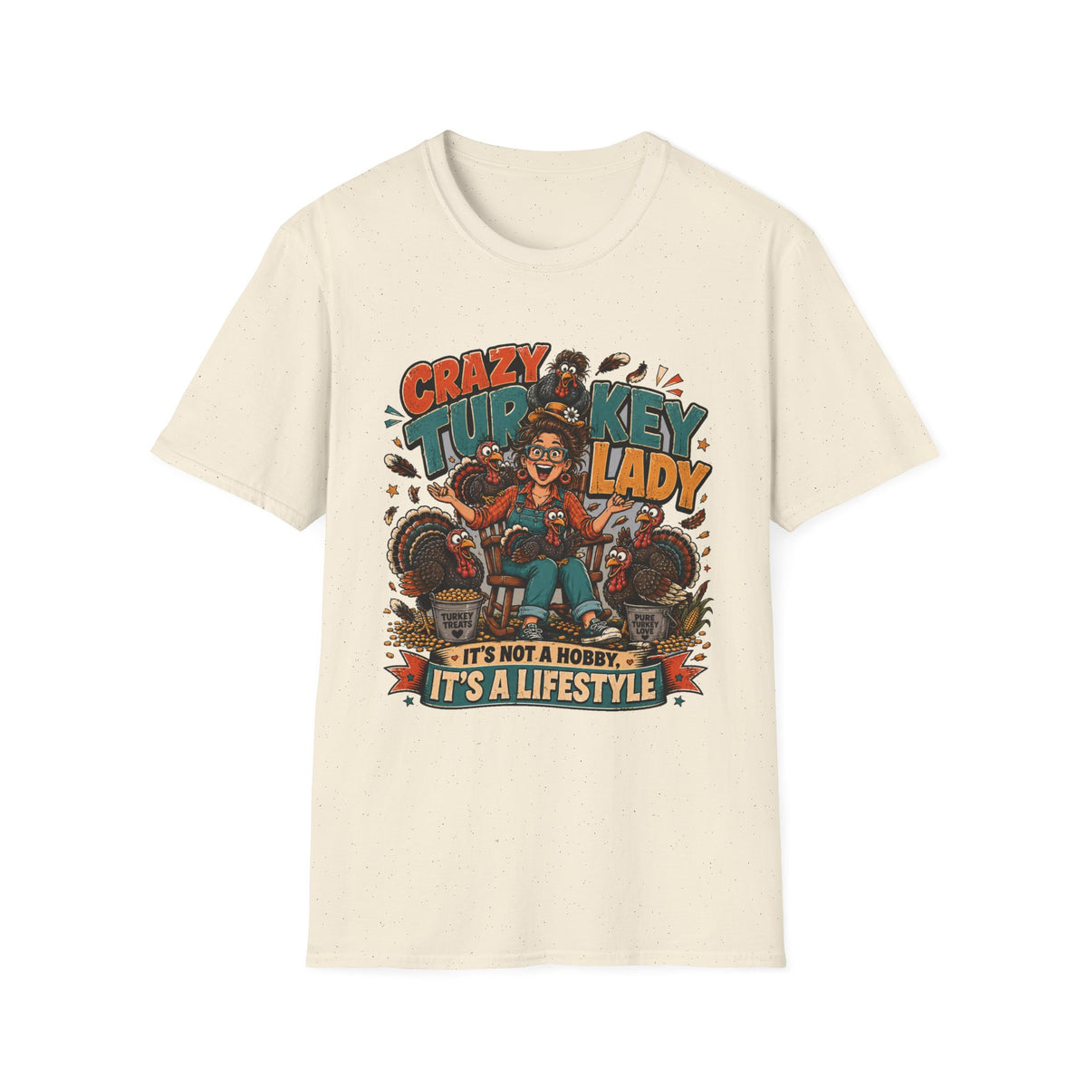 Crazy Turkey Lady T-shirt, photo 5