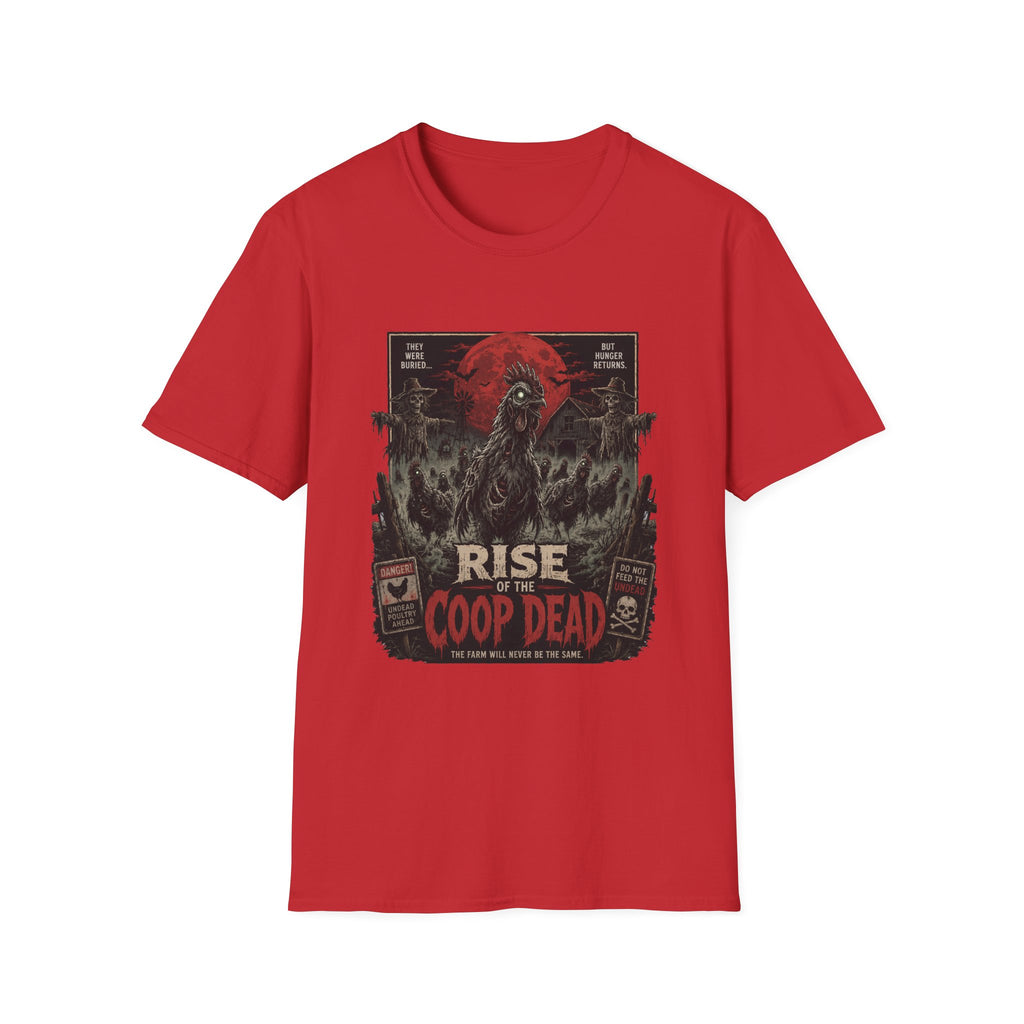 Rise of the Undead Poultry Zombie Chicken T-shirt, photo 3