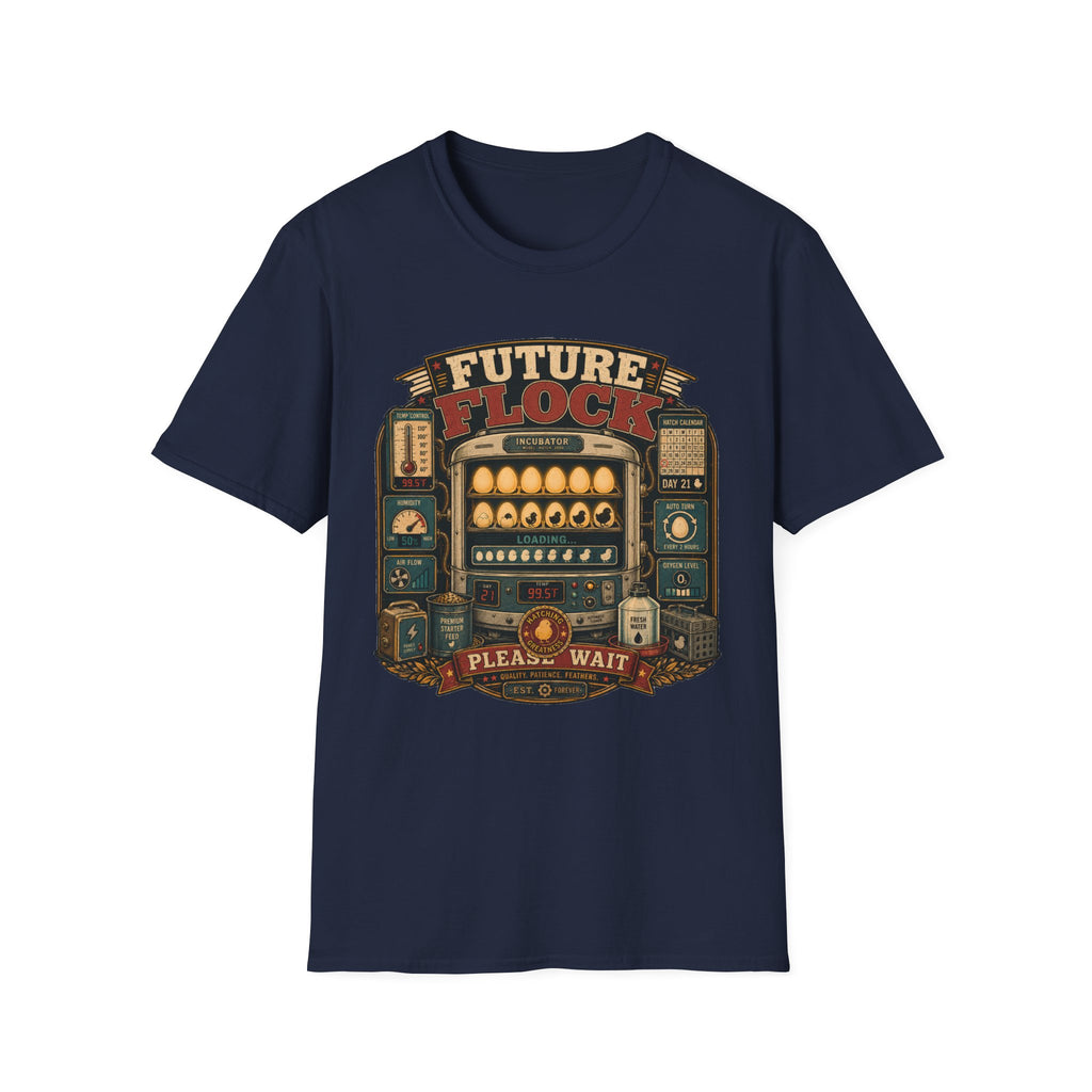 Future of Greatness Incubator T-Shirt — Funny Hatching Homestead Tee