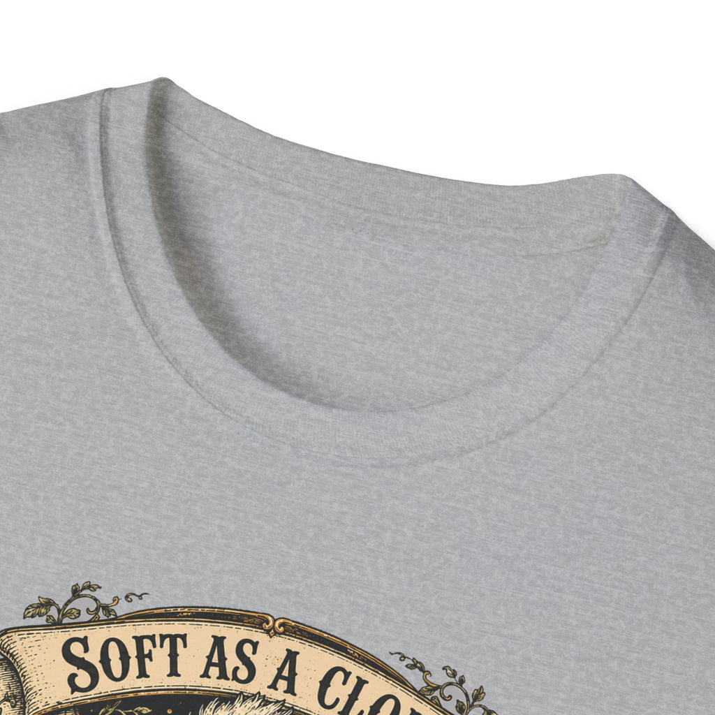Soft as a Cloud Silkie T-Shirt — Floral Wreath Hen Tee