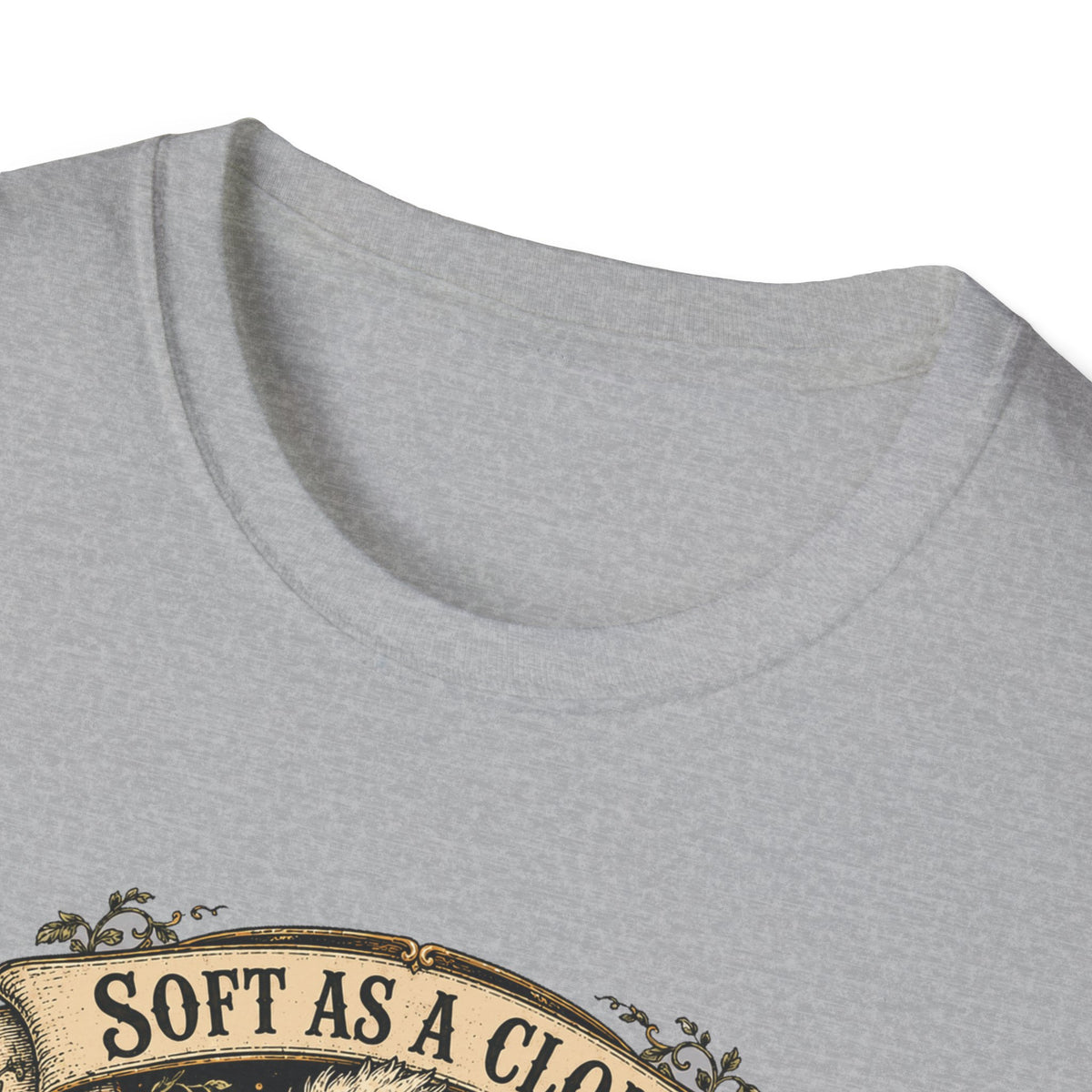 Soft as a Cloud Silkie T-Shirt — Floral Wreath Hen Tee
