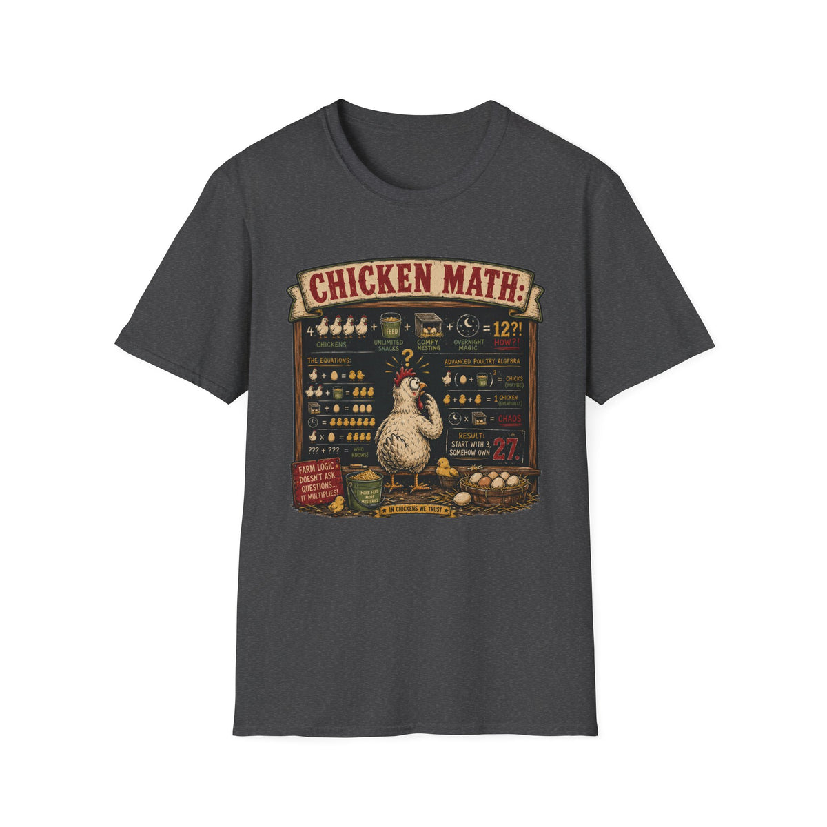 Advanced Poultry Algebra T-shirt, photo 7