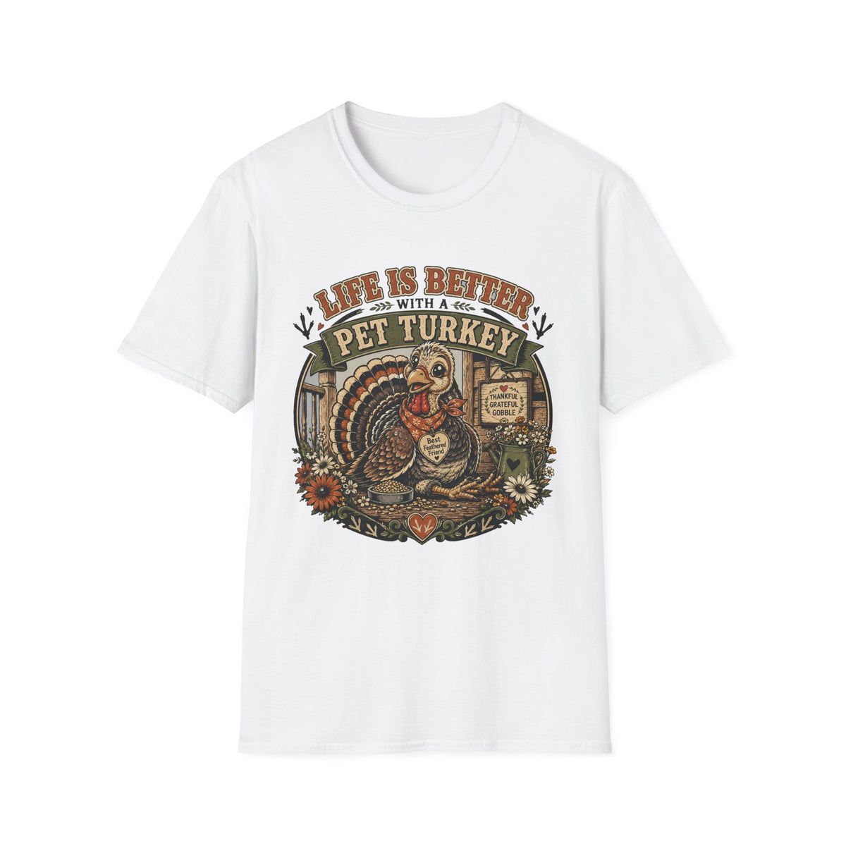 Life Is Better With a Pet Turkey T-shirt, photo 2