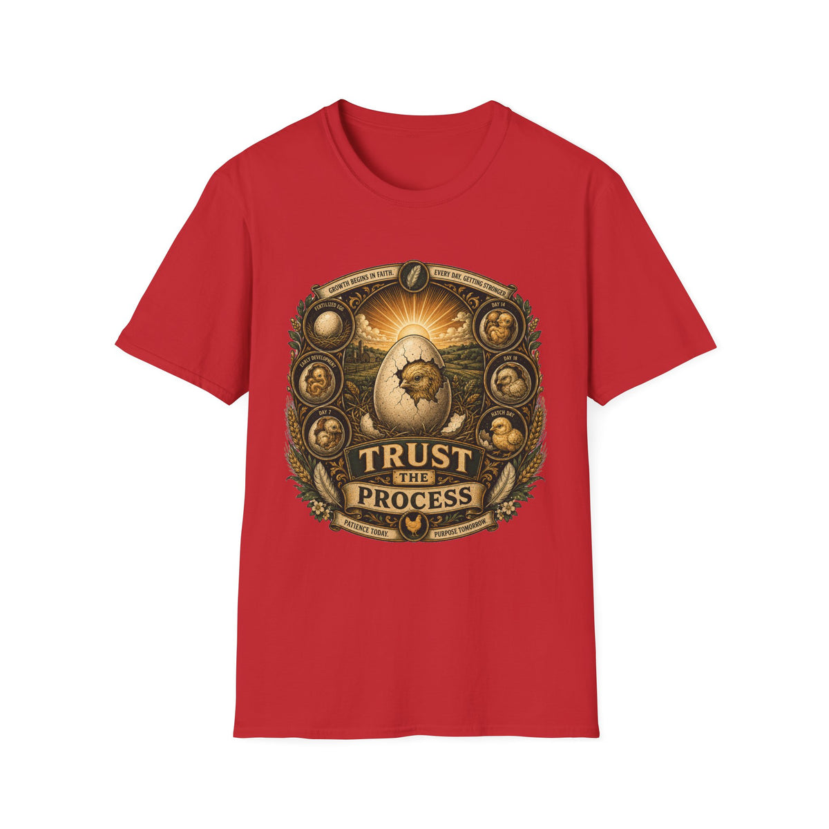 Trust the Process Hatching Emblem T-shirt, photo 3