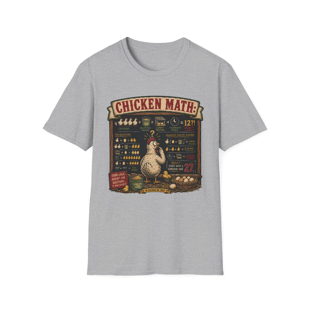 Advanced Poultry Algebra T-shirt, photo 3