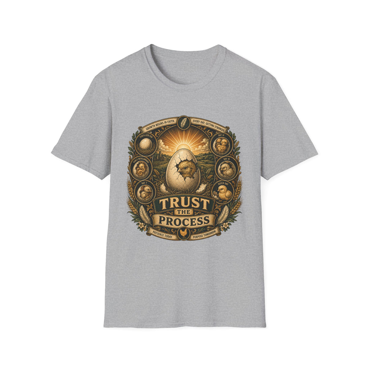Trust the Process Hatching Emblem T-shirt, photo 5