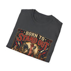 Born to Stand Out Rock Band T-Shirt — Rock Band Naked Neck Rooster Tee