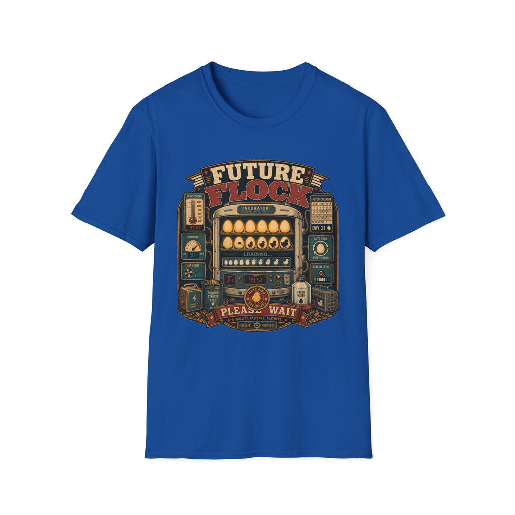 Future of Greatness Incubator T-Shirt — Funny Hatching Homestead Tee