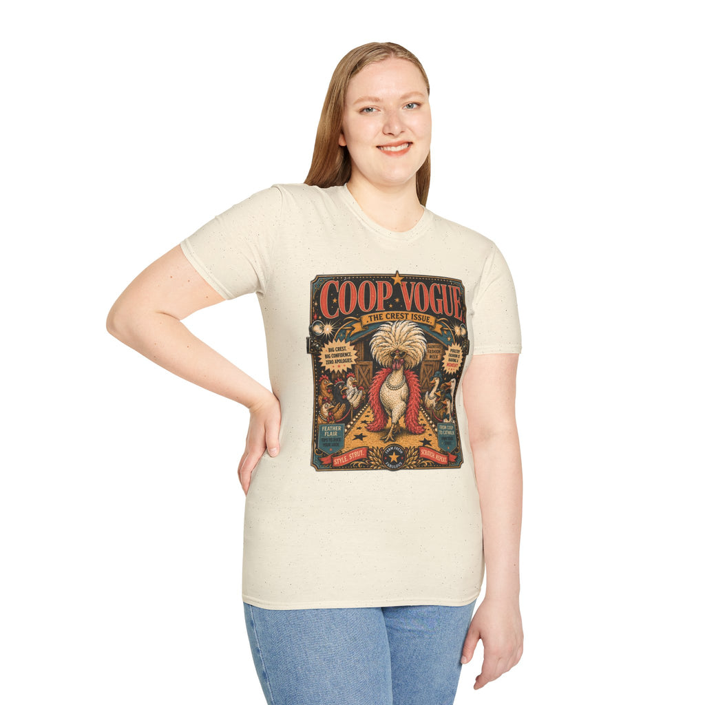 Coop Vogue Barnyard Fashion Week Polish Chicken T-Shirt
