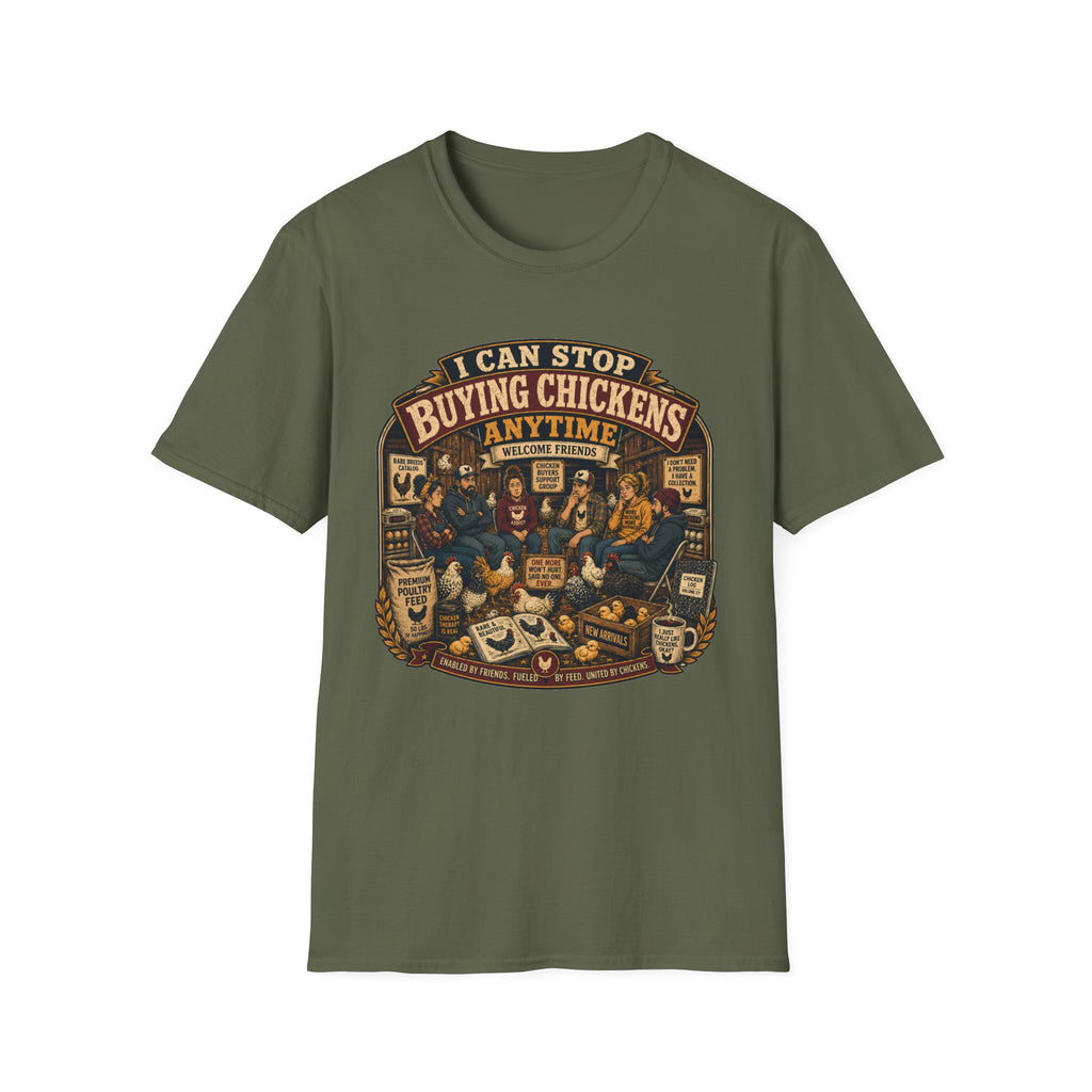 I Can Stop Buying Chickens Anytime T-shirt, photo 6