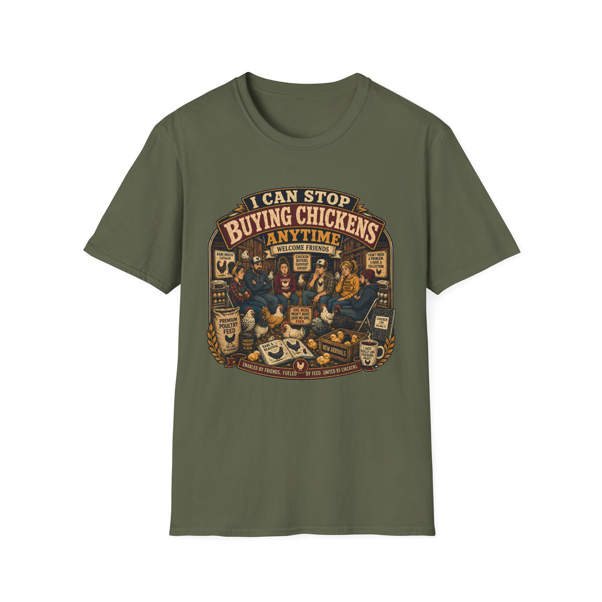 I Can Stop Buying Chickens Anytime T-shirt, photo 6