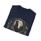 The Midnight Monarch Ayam Cemani T-Shirt — Moonlit Rooster Graphic Tee