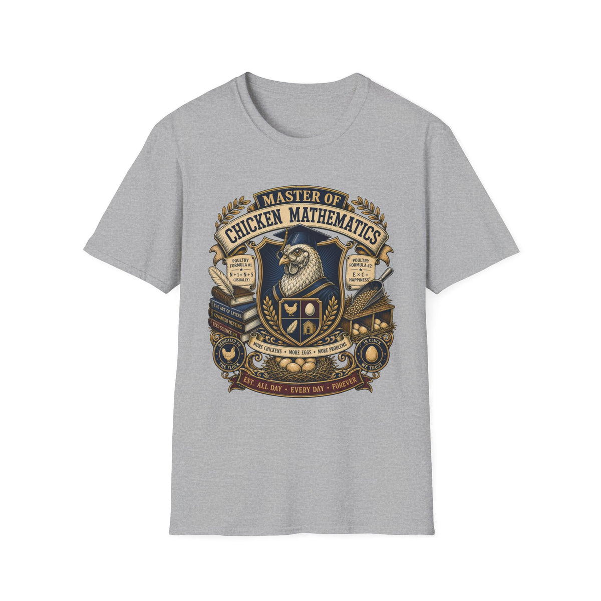 Master of Chicken Mathematics T-shirt, photo 5