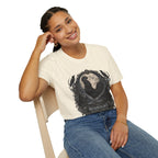 The Midnight Monarch Ayam Cemani T-Shirt — Moonlit Rooster Graphic Tee