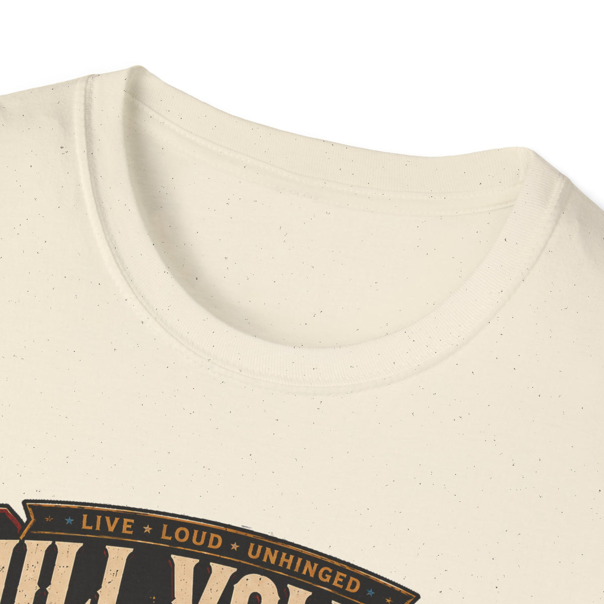 Full Volume Since Sunrise Guinea Fowl T-Shirt — Rock Concert Poultry Poster Tee